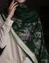 ZAYLA PRINTED SHAWL (EMERALD GREEN)